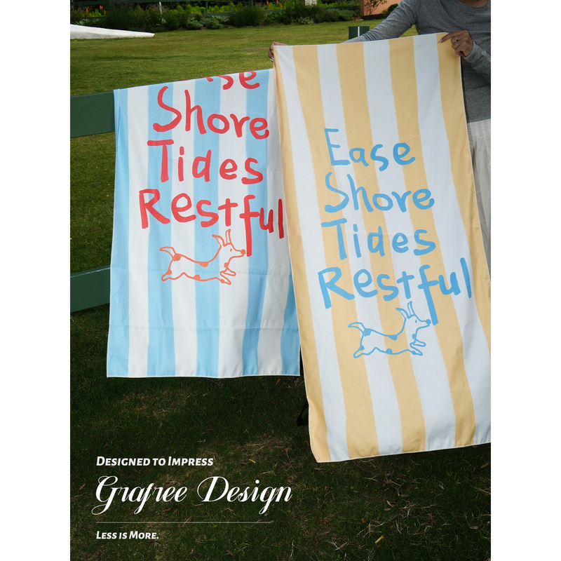 Grafree Quick-Drying Swimming Towel for Girls, Beach Towel for Sun Protection at the Seaside, Summer Fitness and Sports Bathing Towel