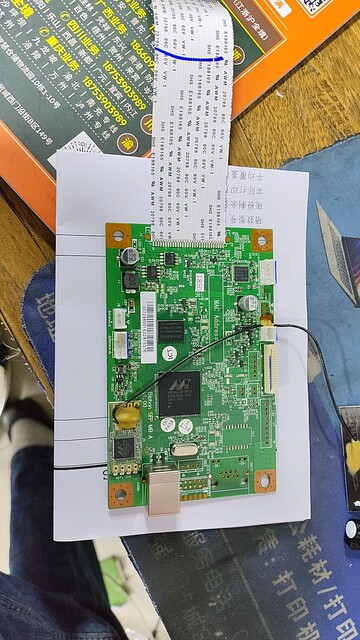Minolta 2200p original disassembly motherboard