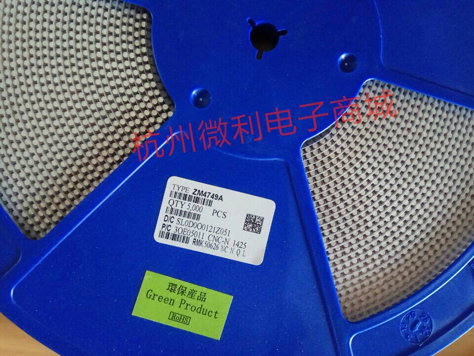 ZM4749A 24V PATCH STABILIZER DIODE ZM4749A ENCAPSED (LL41) Cylindered Glass Tube