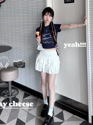 Летняя синяя футболка для влюбленных подходит для мужчин и женщин, короткий рукав, оверсайз, свободный крой