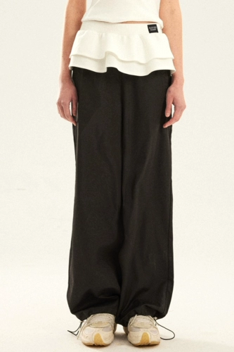 Весенние приталенные штаны, юбка, юбка-пачка, свободный прямой крой