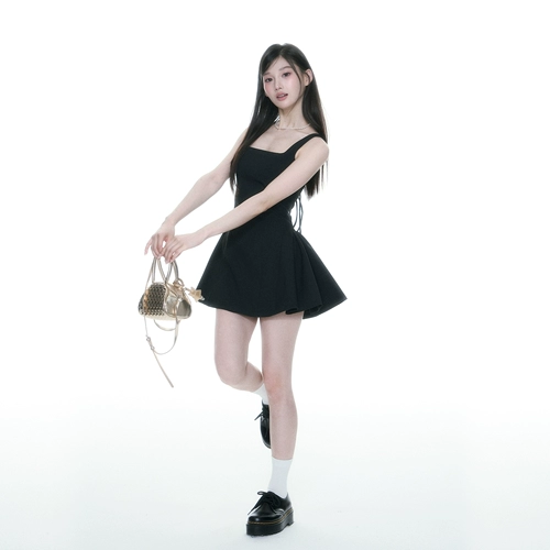 ELEVEN SLEEP Белое платье, корсет, платье-комбинация, юбка, А-силуэт, французский стиль, подходит для подростков