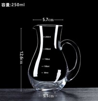  Thickened glass white wine split special jug Western wine Red wine split special wine vessel Fair cup large special household