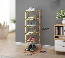 Simple shoe rack narrow doorway shoe rack home beautiful small mini multi-layer shoe shelf door small number