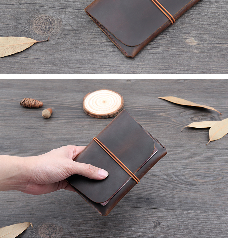 Lớp đầu tiên của hộ chiếu da crazy Horse leather retro handmade nam và nữ gói hộ chiếu đa chức năng mới - Túi thông tin xác thực túi đựng giấy tờ xe ô tô