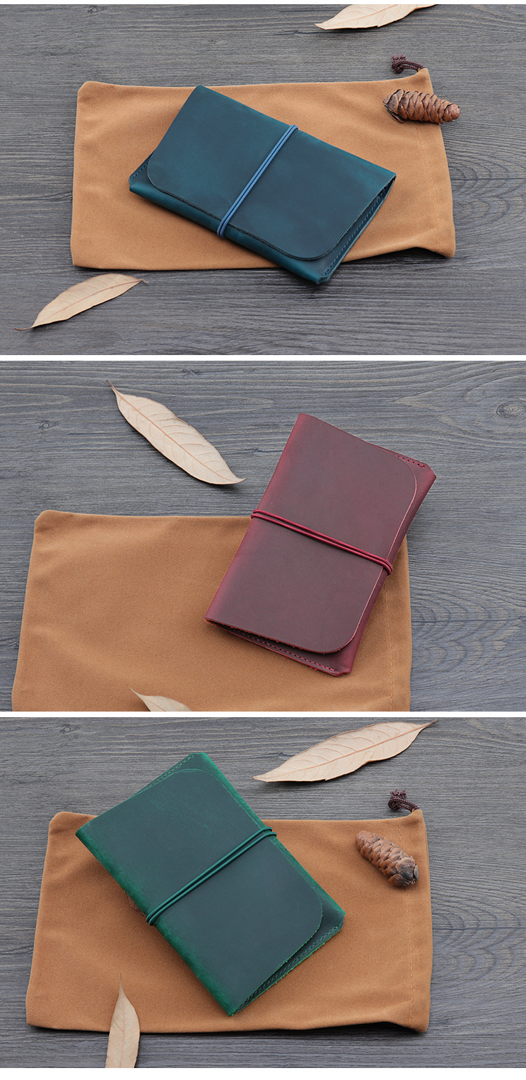 Lớp đầu tiên của hộ chiếu da crazy Horse leather retro handmade nam và nữ gói hộ chiếu đa chức năng mới - Túi thông tin xác thực túi đựng giấy tờ xe ô tô