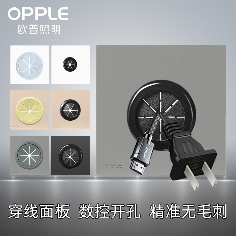 Op W17 Gray Tv Wall Plug Threading Hole Panel Opening Outlet Round Hole with Cover to Hide Wires Outlet Box Op W17 Gray Tv Wall Plug Threading Hole Panel Opening Outlet Round Hole with Cover to Hide Wires Outlet Box