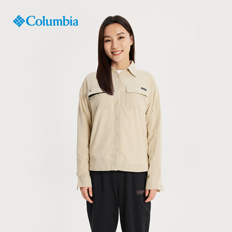 Colombian Casual Shirt for Women 25 Autumn and Winter New Outdoor Cooling Simple Work Clothing Long-Sleeved Cardigan Ar0280