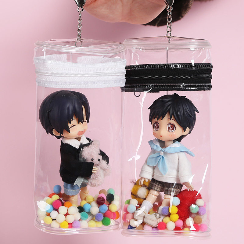 ob11 doll outsourced transparent 20cm bag bag bjd outsourced 15cm 12 cm 12 cvc