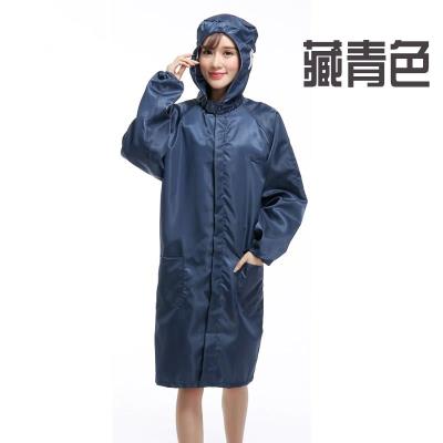 ?? antistatic large coat with hat static clothing u clothes not even cap men and women's workshop work clothes dust-free clothing