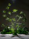 Internet-Famous Combination of Artificial Trees, Green Plants, Fake Trees, Floor-Standing Bionic Potted Plants, Indoor Window Display, Staircase Landscaping Decoration