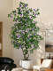 High-End Artificial Green Plants, Island Spring Flowers, Fake Flower Trees, Indoor Window Display Floor-Standing Artificial Flower Decorations, Light Luxury Floor-Standing Ornaments