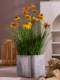 High-End Sunflower Artificial Flower Reed Grass Fake Flower Tree Bionic Fake Tree Green Plant Decoration Indoor Decoration Ornaments
