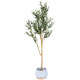 Large Nordic Artificial Tree, Simulated Green Plant Olive Tree, Floor-Standing Potted Plant, Home Living Room Indoor Landscaping Decoration Ornament