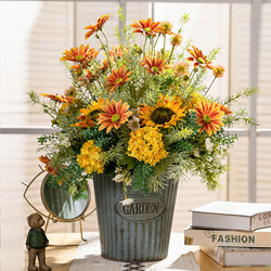 High-End Simulated Light Luxury High-End Bionic Plastic Fake Floral Arrangements, Living Room Decorations, Table Decorations, and Ornaments