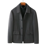 Японские ретро шерстяные щипцы, утепленная куртка, осеннее двусторонное шерстяное пальто