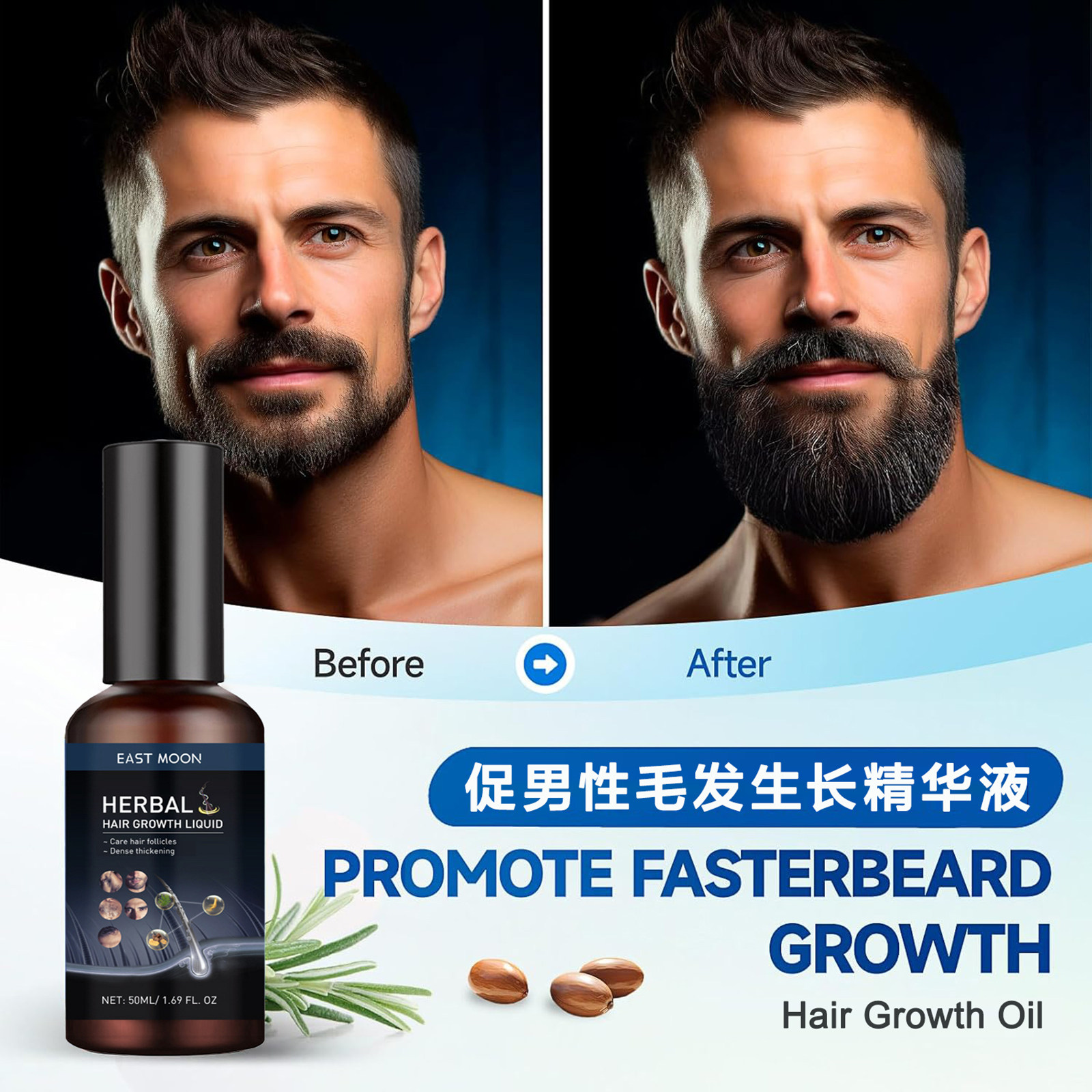 男士毛发护理神器🌿 长胡子体毛必备！-男士头皮护理-淘宝好物网