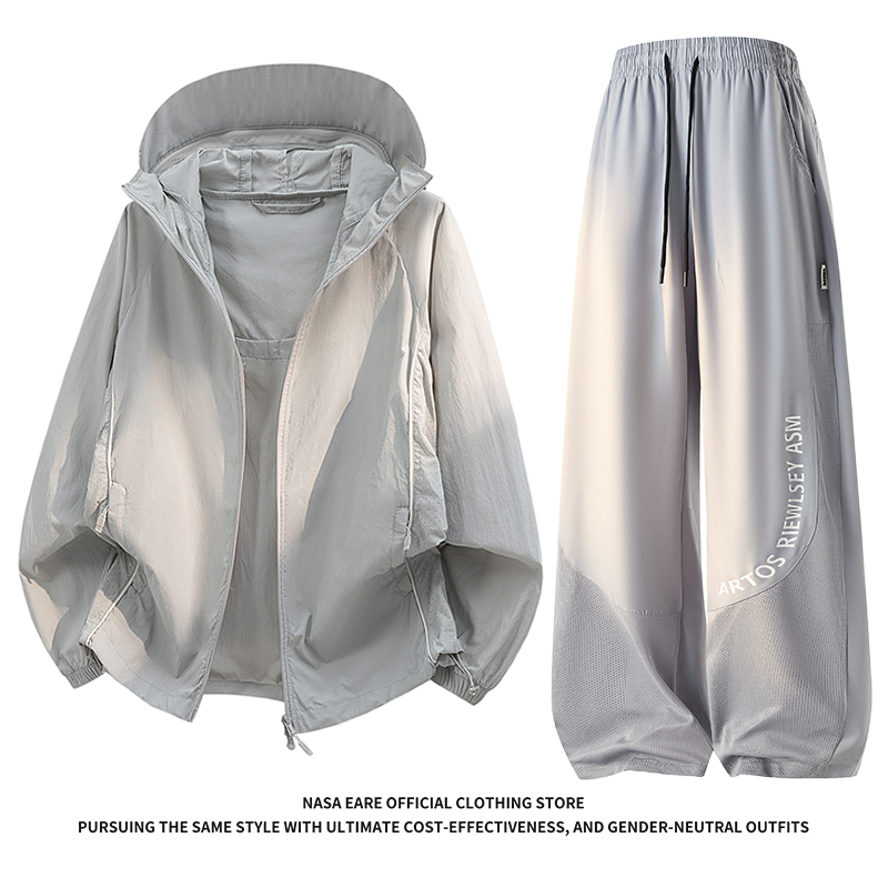 Nasab-Eare Outdoor Mountain Series Upf50+ Sun Protection Clothing Set for Men, Summer 2026 Super Trendy Full Set