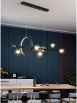 2020 new restaurant chandelier Simple now atmospheric bar dining room lights Bar table Nordic light luxury restaurant lamps