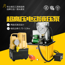 Hydraulic electric pump Solenoid valve Hydraulic oil pump station Hydraulic press electric foot pedal hand pull ultra-high pressure oil pump