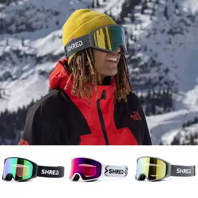 New 2021 SHRED cylindrical ski goggles SIMPLIFY anti-fog eye protection glasses 2 pairs of lenses can be stuck nearsightedness