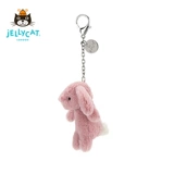 Jellycat, кролик, брелок, милое украшение на сумку, плюшевый аксессуар, подвеска, Великобритания