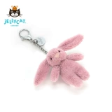 Jellycat, кролик, брелок, милое украшение на сумку, плюшевый аксессуар, подвеска, Великобритания