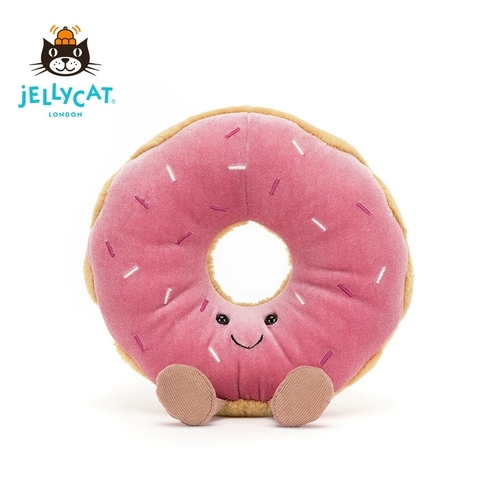 Jellycat, плюшевый пончик, успокаивающая игрушка, мягкая кукла, Великобритания, подарок на день рождения