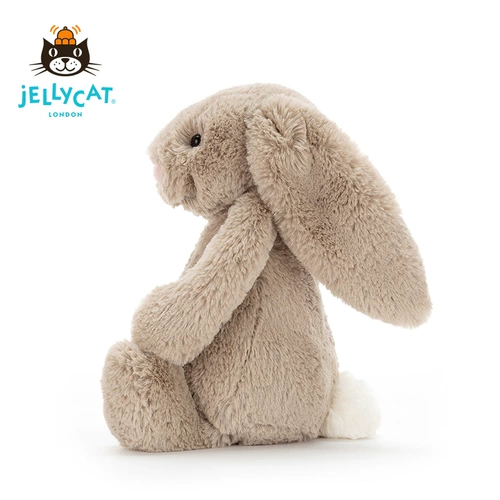 Jellycat, застенчивый бежевый плюшевый кролик, игрушка для утешения малышей, кукла, подушка, Великобритания, подарок на день рождения