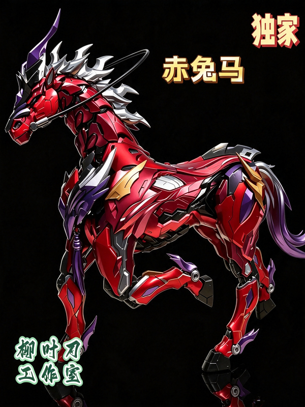 【Red Rabbit Horse】Motonuclear Special for Lu Bu, Shaking Light Palace, Star Lord of the Army, Alloy Skeleton Assembly Model 【Red Rabbit Horse】Motonuclear Special for Lu Bu, Shaking Light Palace, Star Lord of the Army, Alloy Skeleton Assembly Model