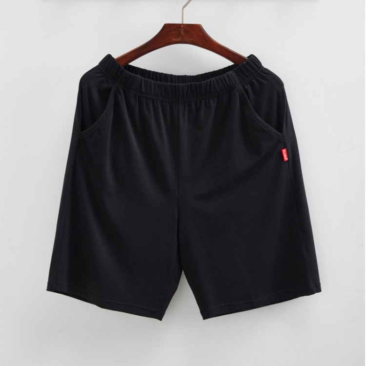 Mùa hè mỏng phương thức năm điểm quần short nam quần nhà lỏng giản dị kích thước lớn đồ ngủ nhà quần nam bãi biển - Quần tây quần ngố nam