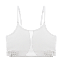 Corset bra for big breasts ultra-flat sports anti-sagging summer thin cross-beautiful back and anti-bulging spots wrapped chest