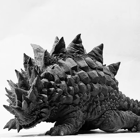 Gk White Mold Underground Monster Margarela Asuka Shape Full Length about 52cm