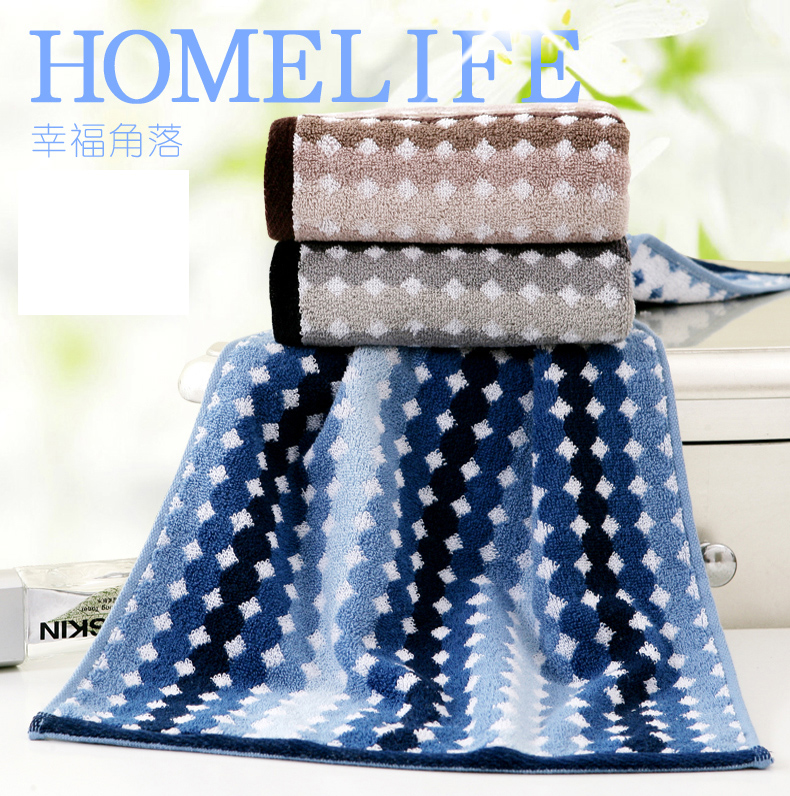 Vàng số bông khăn khăn bông đồng bằng lên mặt satin khăn dày mềm đơn giản phong cách thấm - Khăn tắm / áo choàng tắm giá khăn mặt