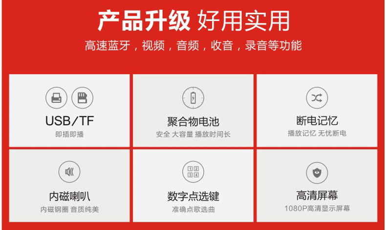 cục phát wifi xiaomi Máy hát Bluetooth Malata s95 Thẻ 5 inch tuổi hát máy nhỏ TV vuông nhảy máy nghe nhạc video - Trình phát TV thông minh củ phát wifi 2 râu
