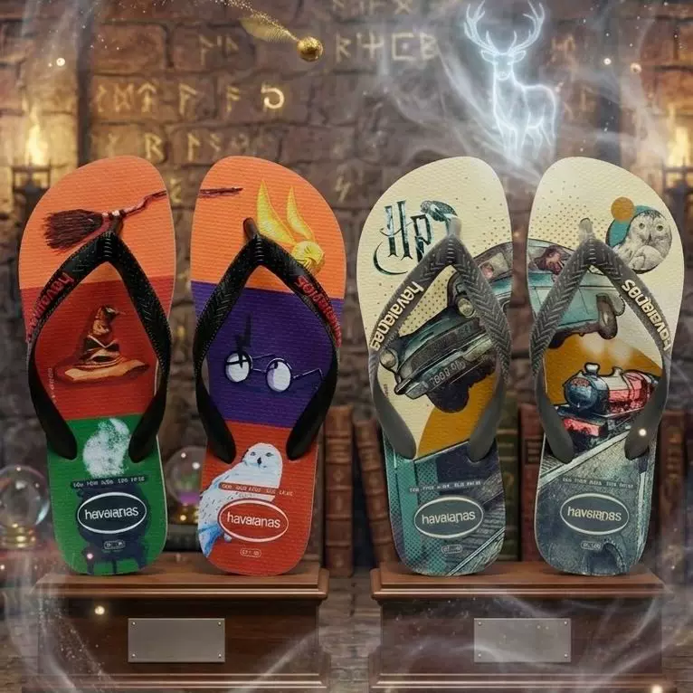 Шлепанцы Havaianas Harry Potter havaianas harry potter антискользящие плоские шлепанцы летние тапочки