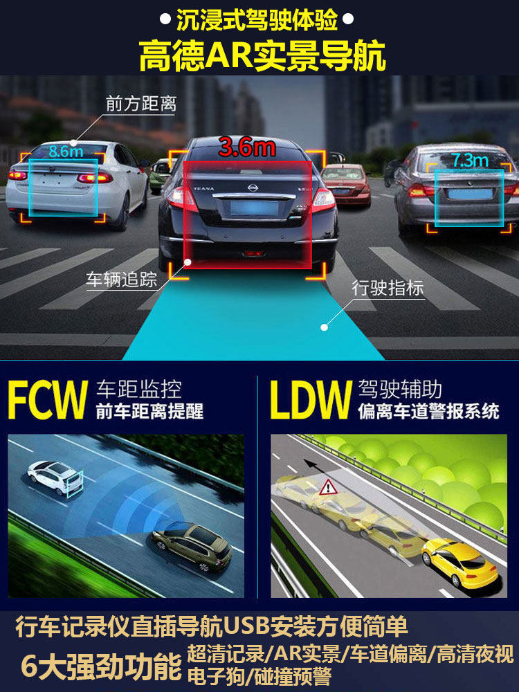 Suitable for Honda Vezel Central Control Screen High-Definition Display Car Navigation High-End Recorder Reversing Image All-In-One Device