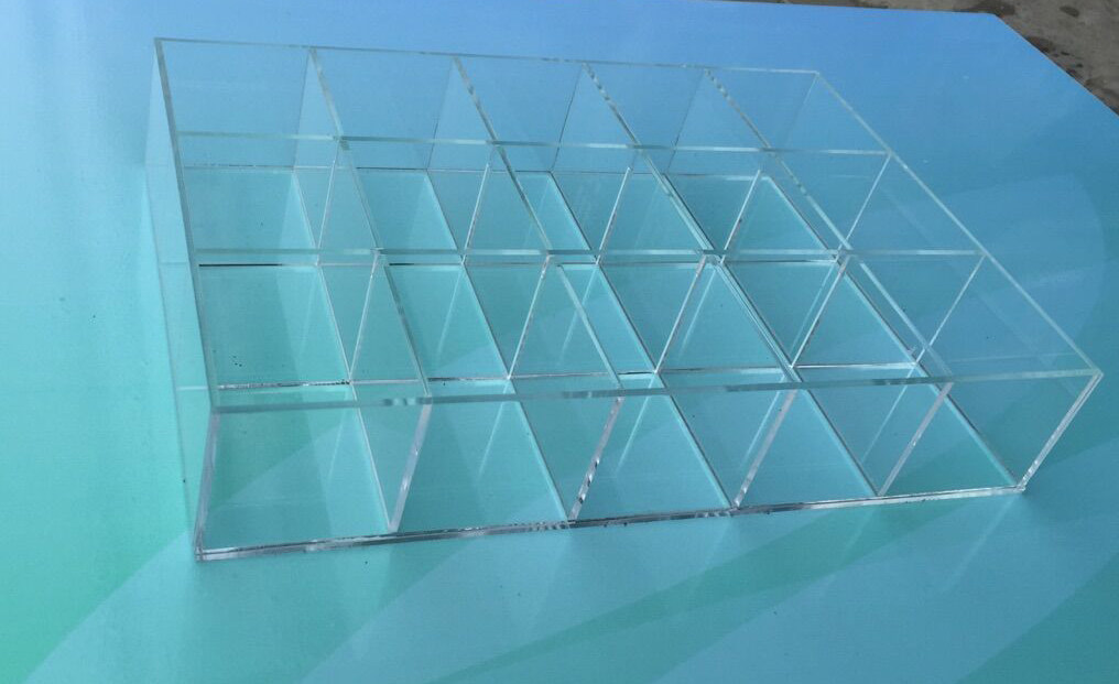 High-grade imported acrylic PMMA multi-grid card magnetic card attendance jewelry storage box display display customization