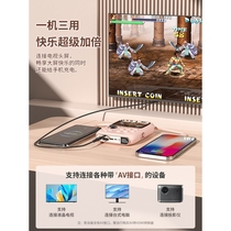 Handheld power bank game console two-in-one can be connected to the TV rocker nostalgic old-fashioned retro handle mini black technology