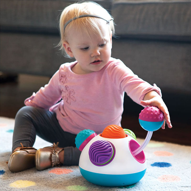 Out of american baby early education music exploration bouncer grab ball toy toddler pressing sensory training hand-eye coordination