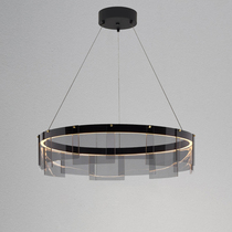 Light Extravagant Chandelier Postmodern Personality Round Pole Minimalist Villa Living Room Art Clothing Shop Restaurant Designer Prototype room