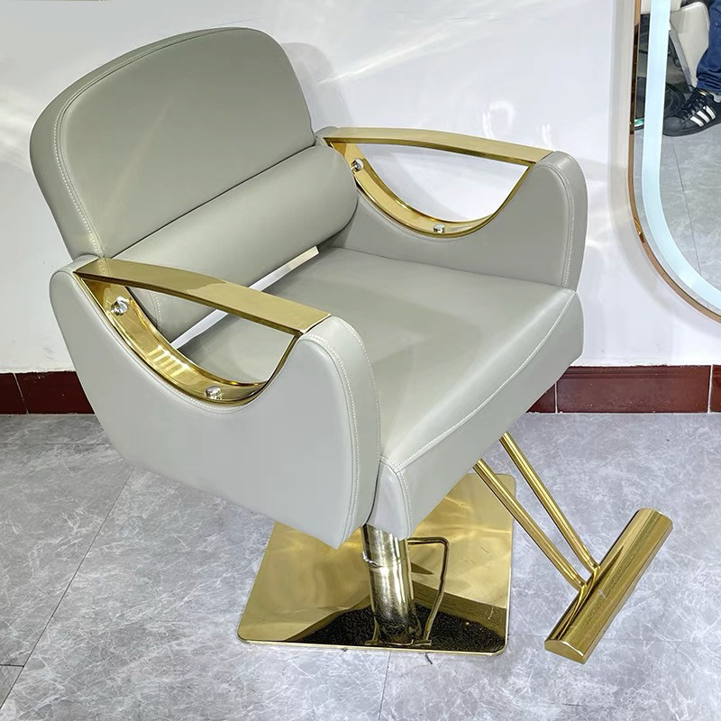 Net Red Hairdressing Chair Barber Shop Can Put Upside Down Haircut Chair Hair Salon Special Can Lift Beauty Chair Shave Reclining Deck Chair