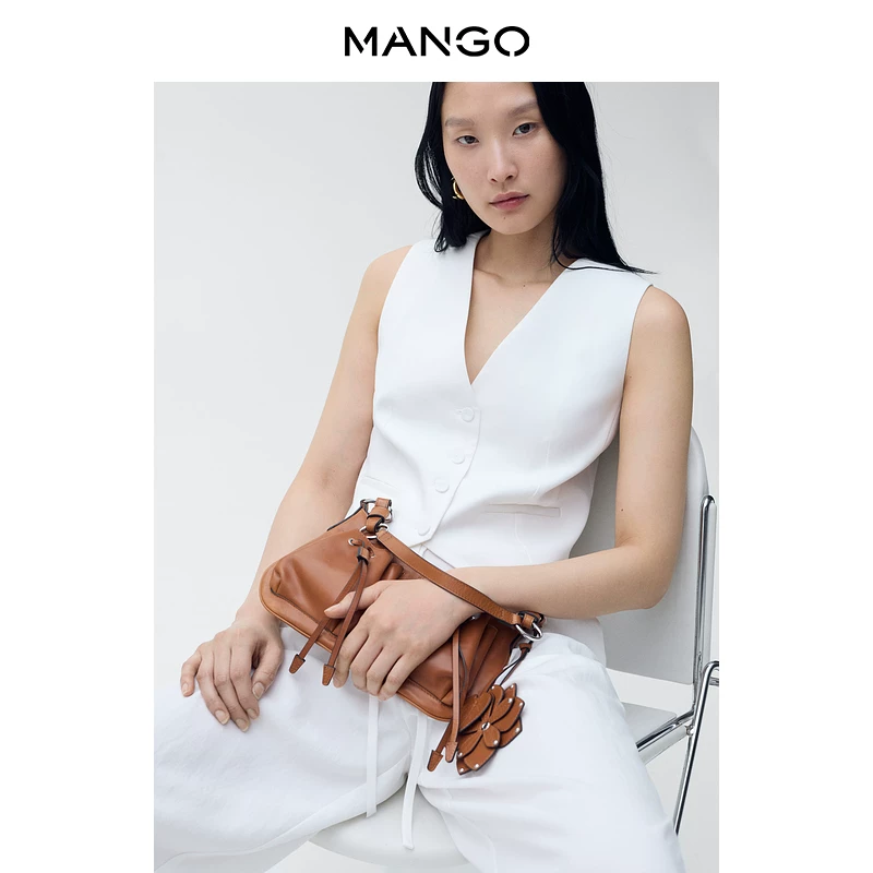 Платок Mango, весенний жилет, модный костюм без рукавов