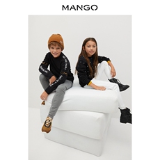 Толстовка детская mango女童卫衣2020秋冬新款印花棉质圆领长袖卫衣