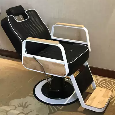 Hairdressing shop chair retro shop hair salon special can be put down lifting hair cutting chair hair salon chair chair stool