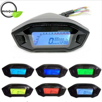 M3 monkey motorcycle modified LCD instrument male mileage oil meter Tire size adjustable 6-speed 7-color odometer
