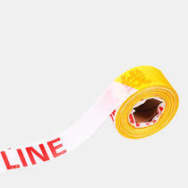Zhonghuan Lian (bulk 100 meters yellow and white warning line) safety warning tape pull rope isolation tape telescopic tape reverse