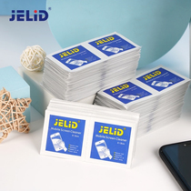 JELID mobile phone disinfection cotton screen wipe clean wet tissue paper dust removal oil sterilization anti-static 1 piece