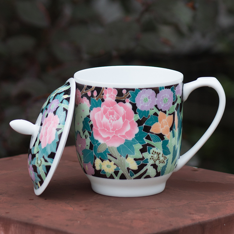 Hunan liling porcelain glaze colorful hand - made ceramic cups under MAO led gifts cups and practical