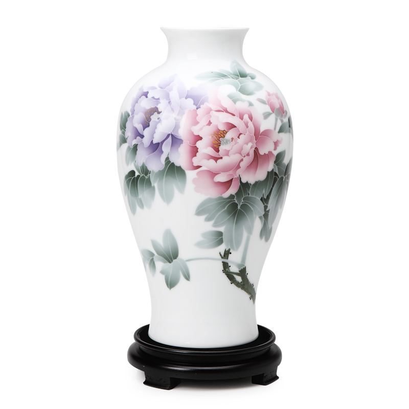 Ceramic vase home furnishing articles big bottle name plum blooming flowers adornment xiang feels ashamed up with contracted and I mesa vase